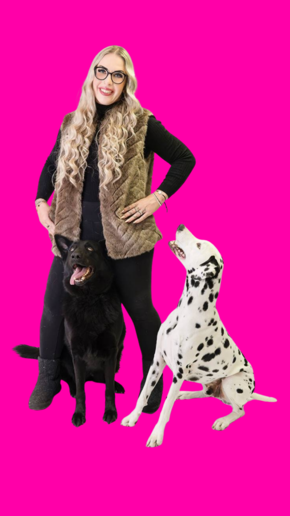 Anna K. mit ihren HUnden